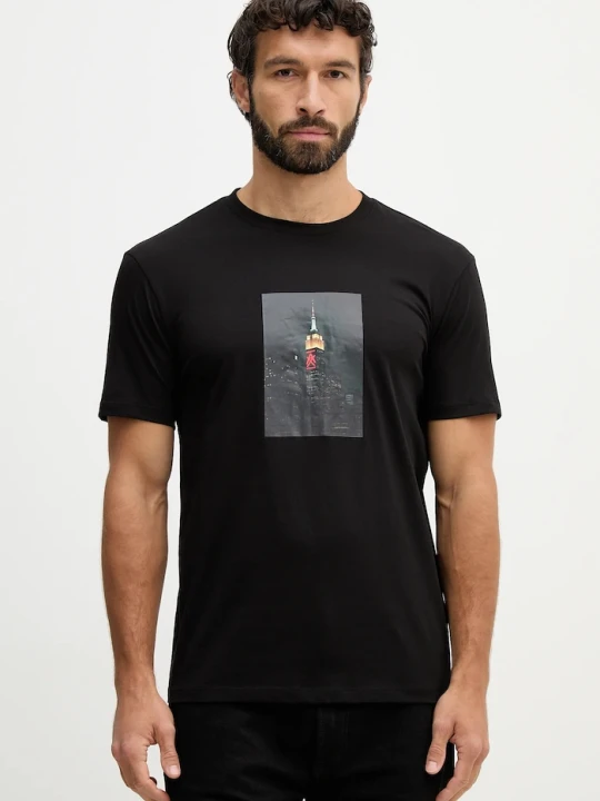 Zdjęcie produktu Armani Exchange t-shirt bawełniany czarny