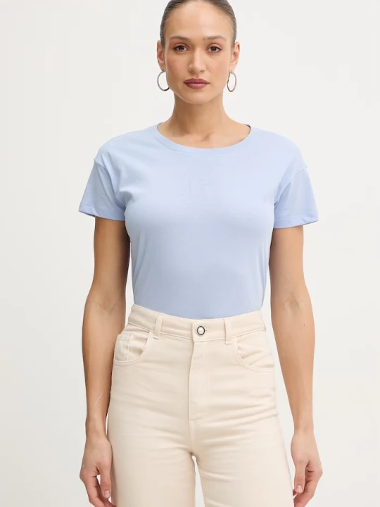 Zdjęcie produktu Armani Exchange t-shirt bawełniany niebieski