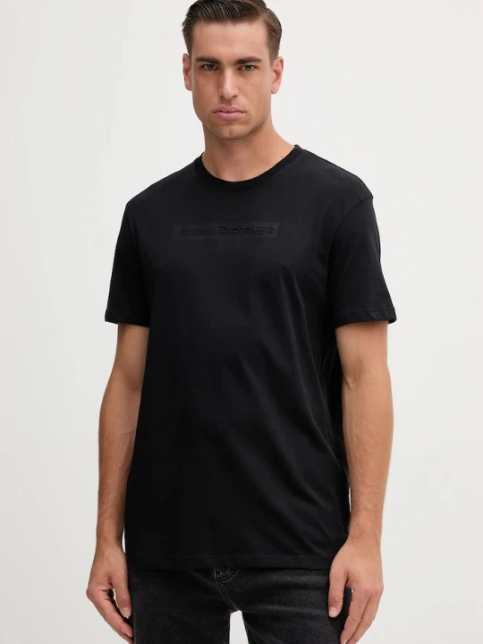 Zdjęcie produktu Armani Exchange t-shirt bawełniany czarny