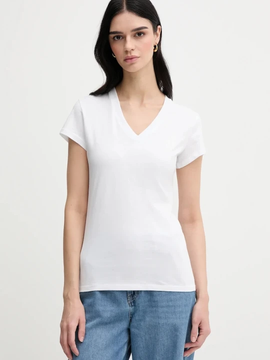 Zdjęcie produktu Armani Exchange t-shirt bawełniany biały