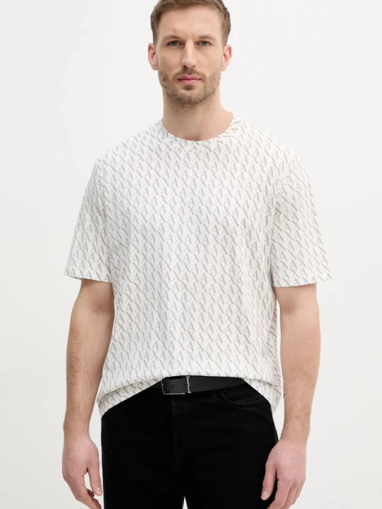 Zdjęcie produktu Armani Exchange t-shirt bawełniany biały