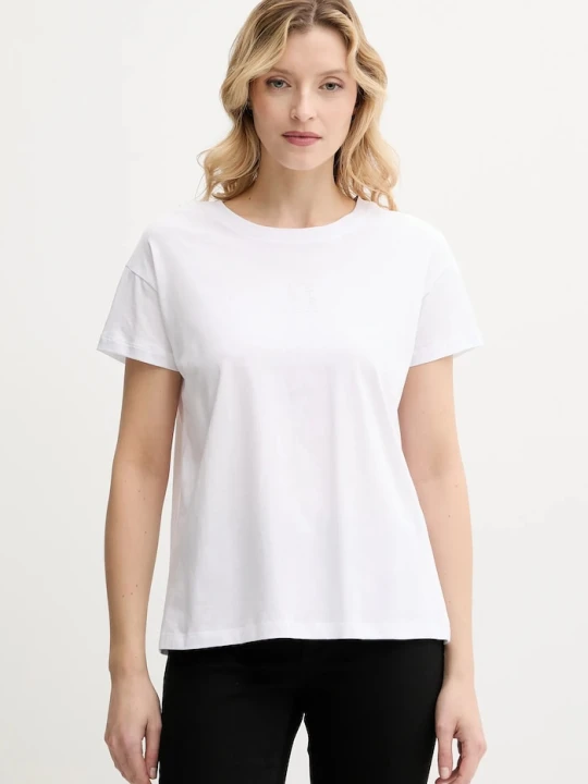 Zdjęcie produktu Armani Exchange t-shirt bawełniany biały