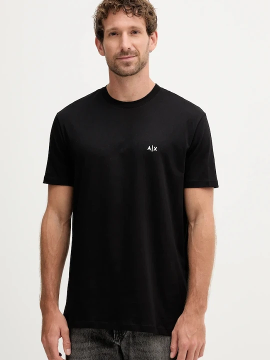 Zdjęcie produktu Armani Exchange t-shirt bawełniany czarny
