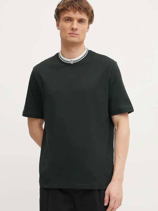 Zdjęcie produktu Armani Exchange t-shirt bawełniany zielony