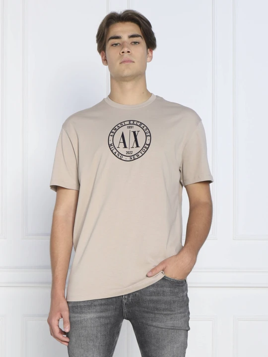 Zdjęcie produktu Armani Exchange T-shirt | Comfort fit beżowy