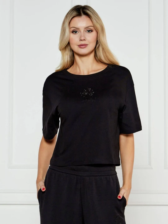 Zdjęcie produktu Armani Exchange T-shirt | Cropped Fit czarny