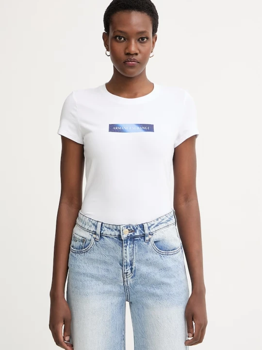 Zdjęcie produktu Armani Exchange T-shirt damski biały