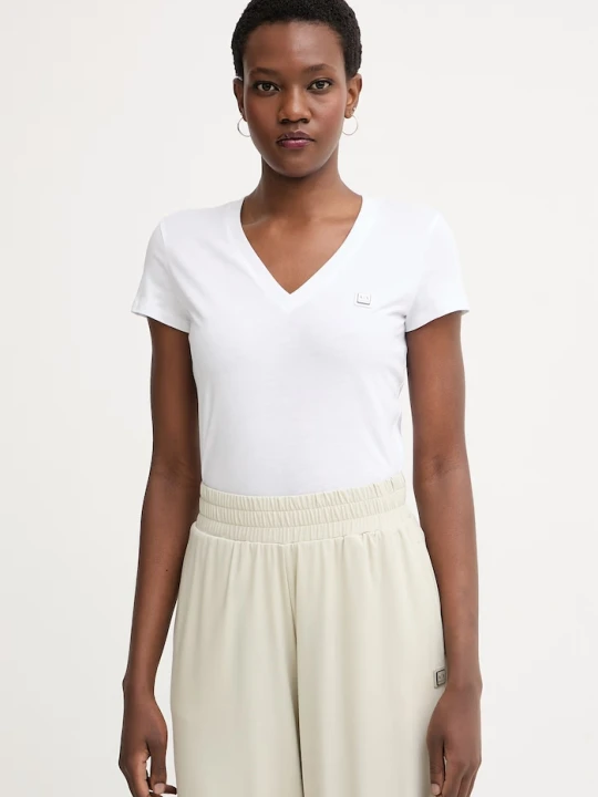 Zdjęcie produktu Armani Exchange T-shirt damski bawełniany biały
