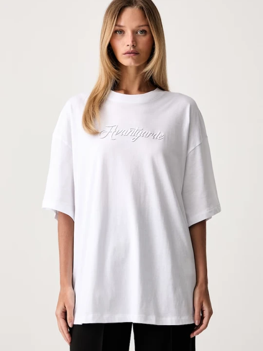 Zdjęcie produktu Armani Exchange T-shirt damski bawełniany biały