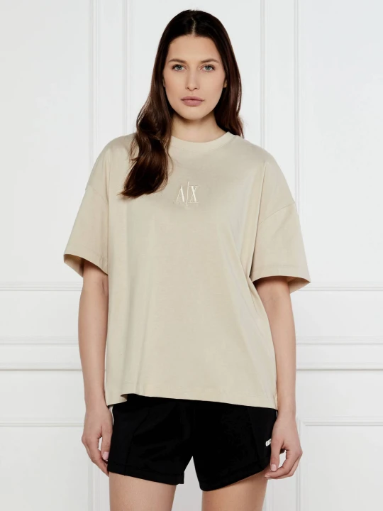 Zdjęcie produktu Armani Exchange T-shirt | Loose fit beżowy