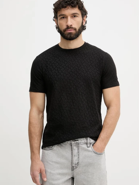 Zdjęcie produktu Armani Exchange T-shirt męski bawełniany czarny