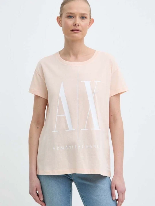 Zdjęcie produktu Armani Exchange t-shirt pomarańczowy