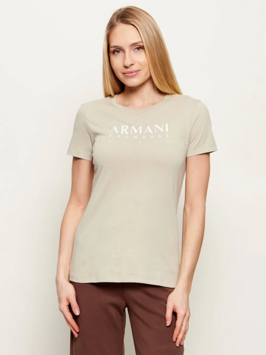 Zdjęcie produktu Armani Exchange T-shirt | Regular Fit beżowy