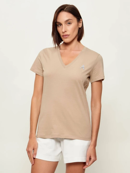 Zdjęcie produktu Armani Exchange T-shirt | Regular Fit beżowy