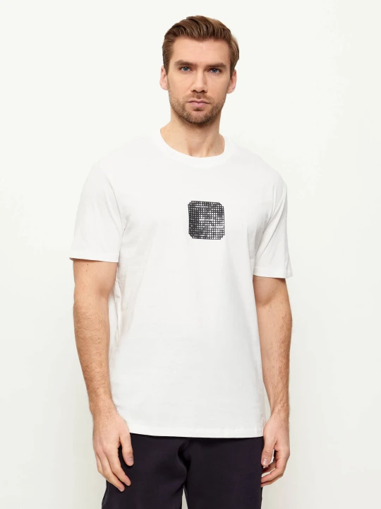 Zdjęcie produktu Armani Exchange T-shirt | Regular Fit ecru