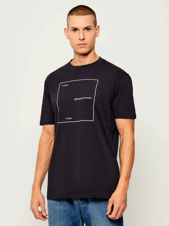 Zdjęcie produktu Armani Exchange T-shirt | Regular Fit granatowy