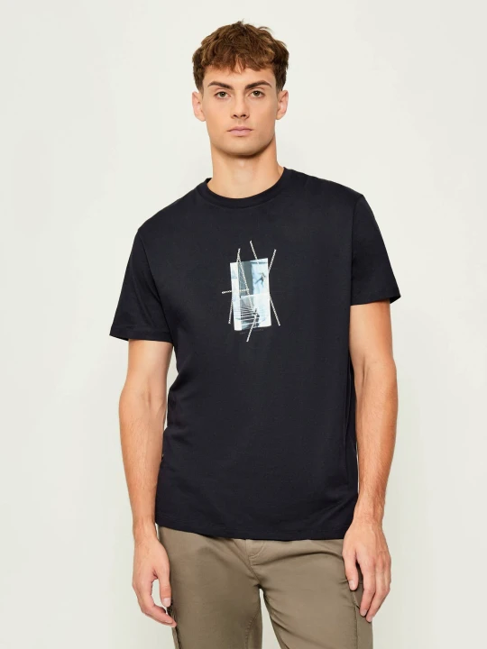 Zdjęcie produktu Armani Exchange T-shirt | Regular Fit granatowy