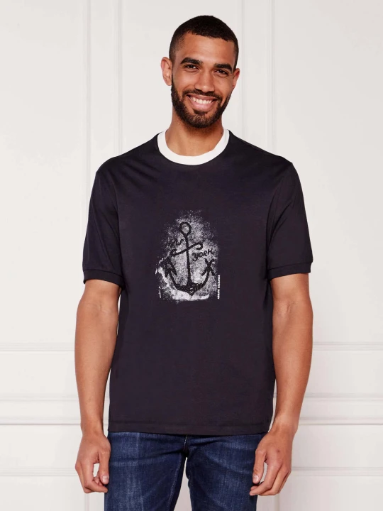 Zdjęcie produktu Armani Exchange T-shirt | Regular Fit granatowy