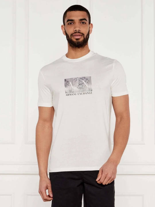 Zdjęcie produktu Armani Exchange T-shirt | Regular Fit ecru