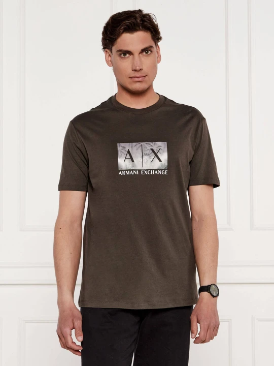 Zdjęcie produktu Armani Exchange T-shirt | Regular Fit zielony