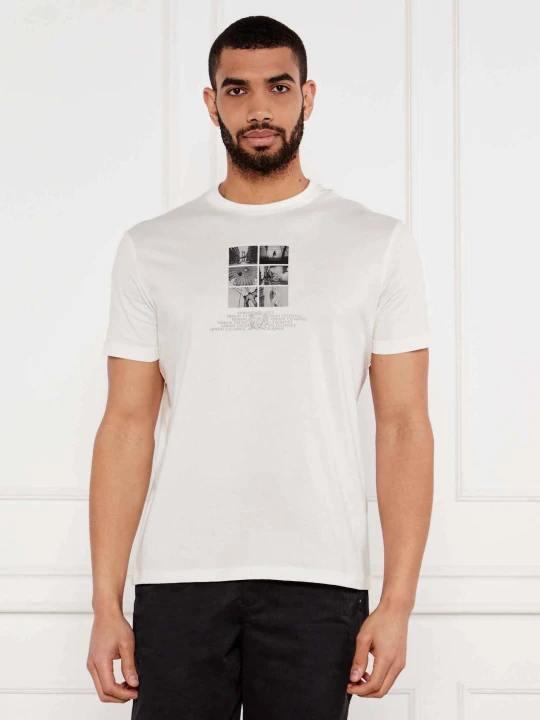 Zdjęcie produktu Armani Exchange T-shirt | Regular Fit ecru