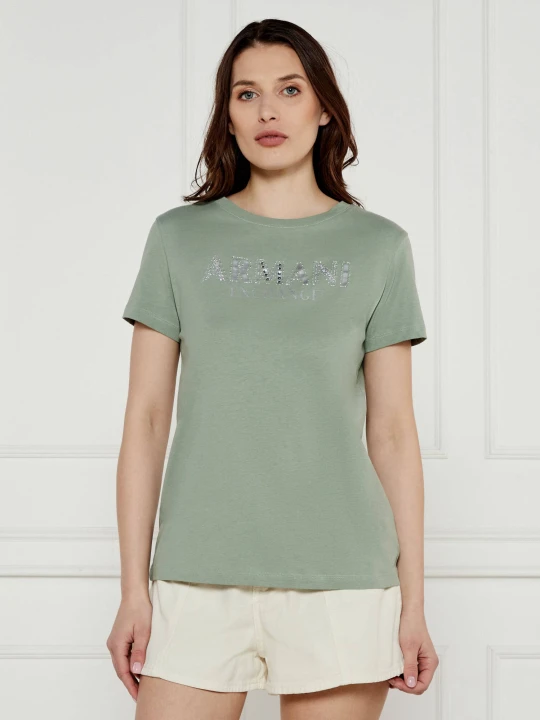 Zdjęcie produktu Armani Exchange T-shirt | Regular Fit zielony