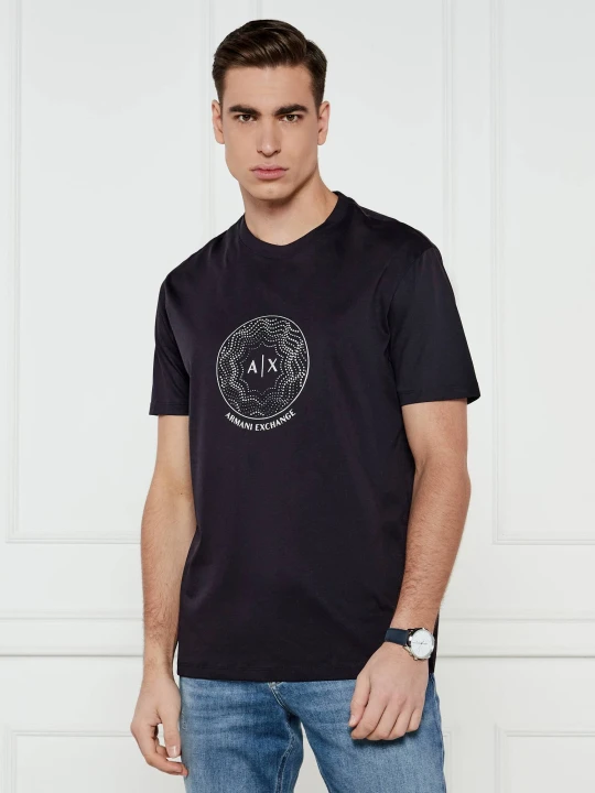 Zdjęcie produktu Armani Exchange T-shirt | Regular Fit granatowy