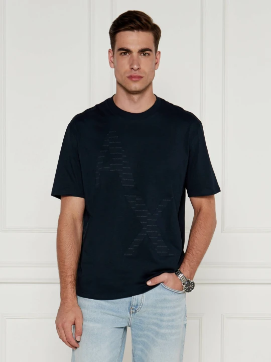 Zdjęcie produktu Armani Exchange T-shirt | Regular Fit granatowy