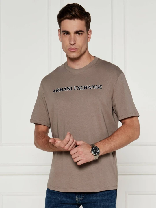 Zdjęcie produktu Armani Exchange T-shirt | Regular Fit beżowy