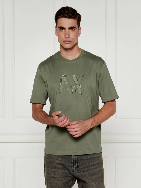 Zdjęcie produktu Armani Exchange T-shirt | Regular Fit oliwkowy
