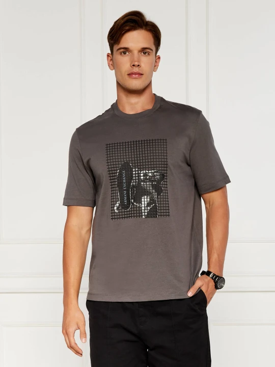 Zdjęcie produktu Armani Exchange T-shirt | Regular Fit grafitowy