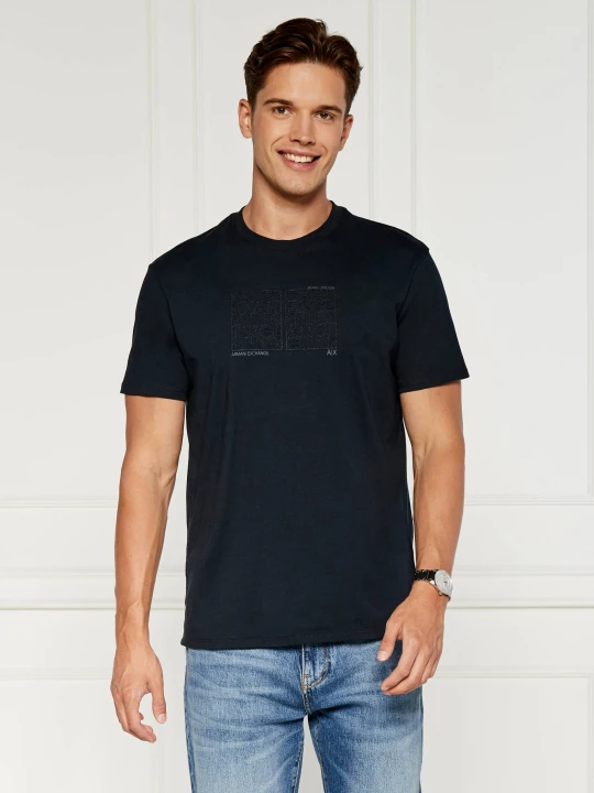 Zdjęcie produktu Armani Exchange T-shirt | Regular Fit granatowy