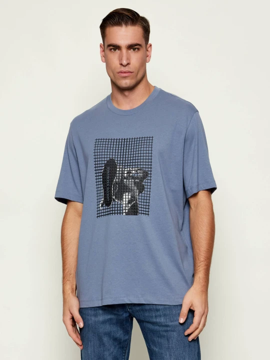 Zdjęcie produktu Armani Exchange T-shirt | Regular Fit niebieski