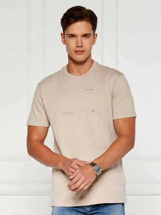 Zdjęcie produktu Armani Exchange T-shirt | Regular Fit beżowy