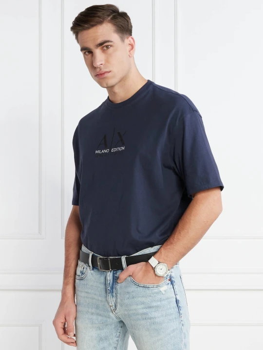 Zdjęcie produktu Armani Exchange T-shirt | Regular Fit granatowy