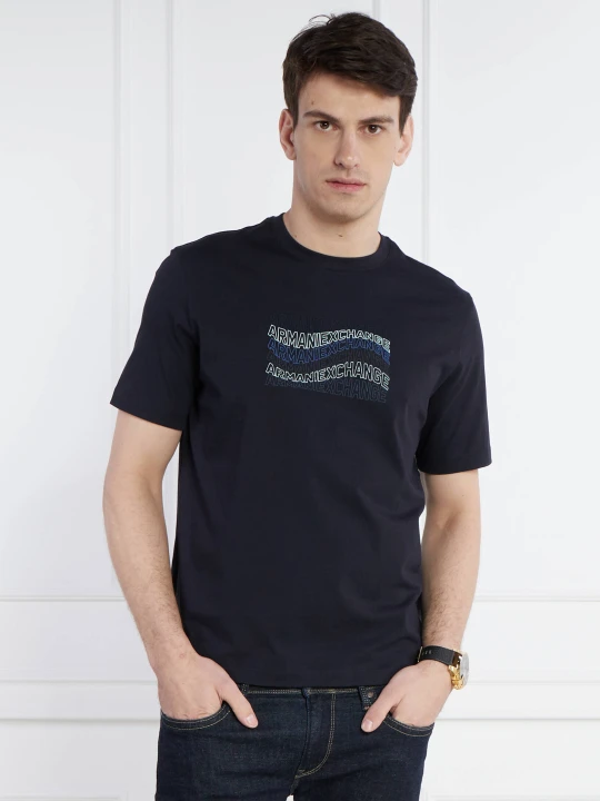 Zdjęcie produktu Armani Exchange T-shirt | Regular Fit granatowy