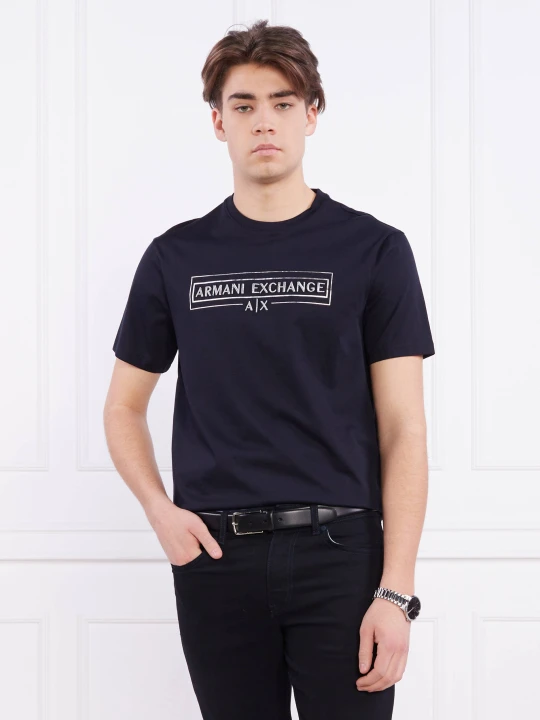 Zdjęcie produktu Armani Exchange T-shirt | Regular Fit grafitowy