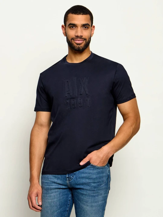Zdjęcie produktu Armani Exchange T-shirt | Regular Fit granatowy