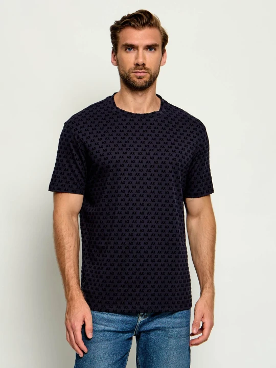Zdjęcie produktu Armani Exchange T-shirt | Regular Fit granatowy
