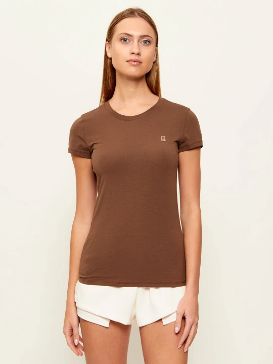 Zdjęcie produktu Armani Exchange T-shirt | Slim Fit brązowy