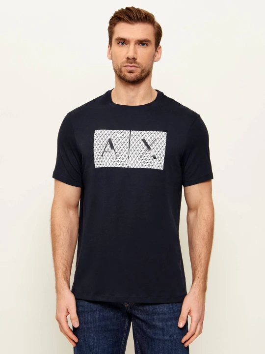 Zdjęcie produktu Armani Exchange T-shirt | Slim Fit granatowy