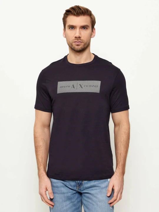 Zdjęcie produktu Armani Exchange T-shirt | Slim Fit granatowy