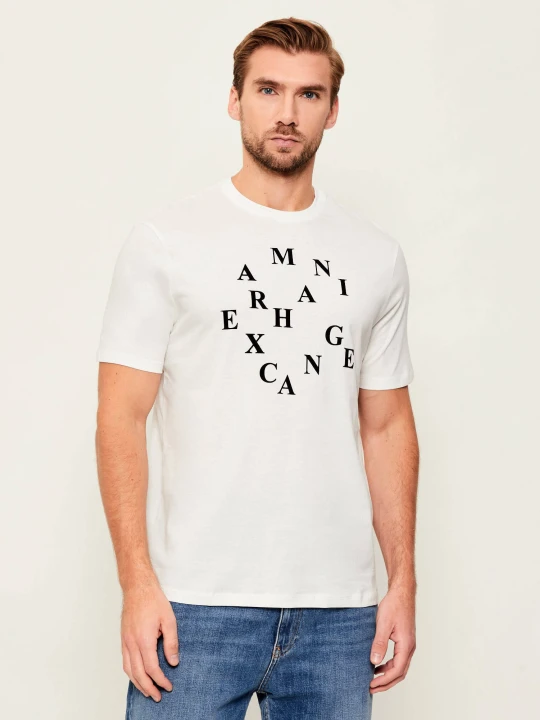 Zdjęcie produktu Armani Exchange T-shirt | Slim Fit ecru