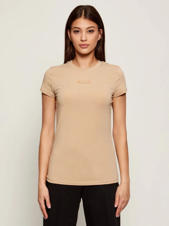 Zdjęcie produktu Armani Exchange T-shirt | Slim Fit beżowy