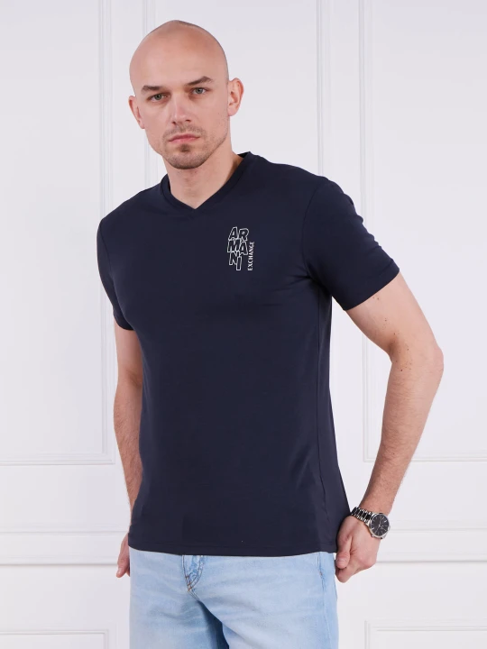 Zdjęcie produktu Armani Exchange T-shirt | Slim Fit granatowy