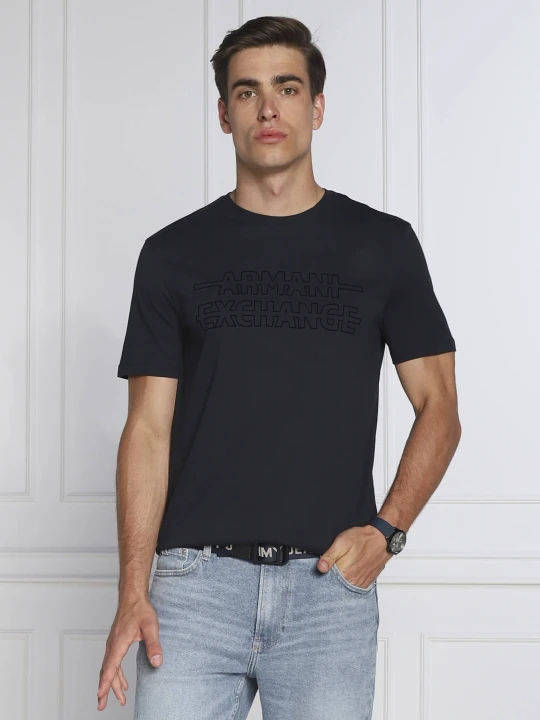 Zdjęcie produktu Armani Exchange T-shirt | Slim Fit granatowy
