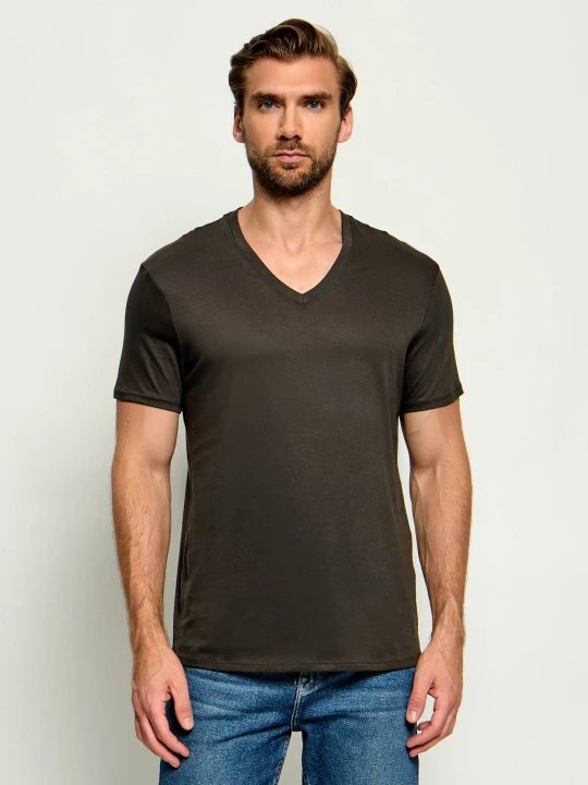 Zdjęcie produktu Armani Exchange T-shirt | Slim Fit brązowy