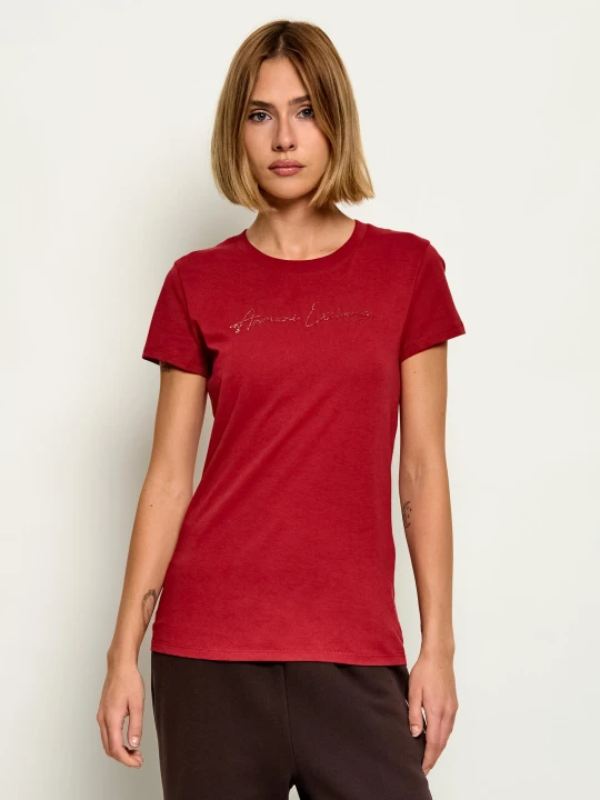 Zdjęcie produktu Armani Exchange T-shirt | Slim Fit czerwony