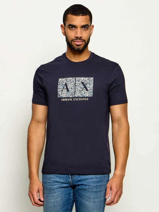 Zdjęcie produktu Armani Exchange T-shirt | Slim Fit granatowy