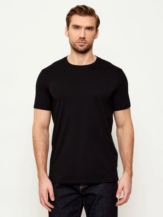 Zdjęcie produktu Armani Exchange T-shirt | Slim Fit | pima czarny